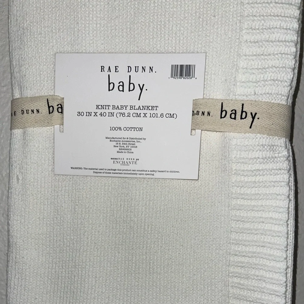 Rae Dunn Baby Blanket LITTLE BLESSING - Picture 2 of 4